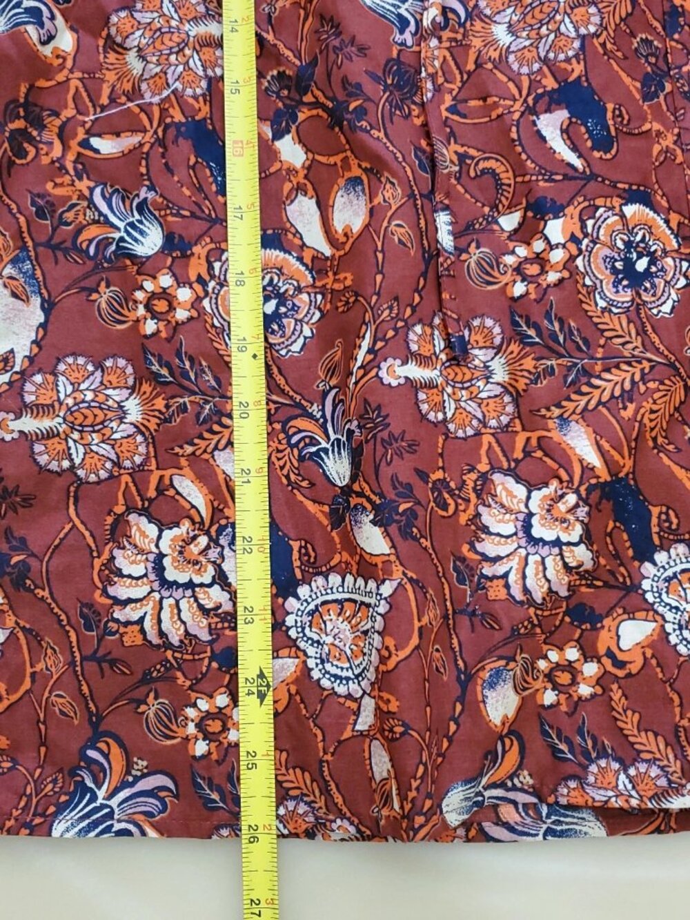 A Loves A Boho Victorian Ruffle Neck Platter Collar Floral Blouse Size XL - Picture 11 of 16